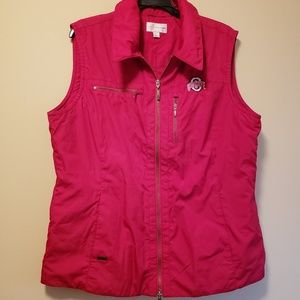 Ohio State Buckeyes XL Womens Weather Vest